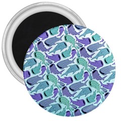 Whale Sharks 3  Magnets by mbendigo