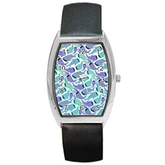 Whale Sharks Barrel Style Metal Watch by mbendigo