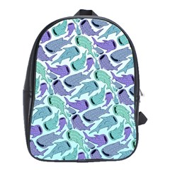 Whale Sharks School Bag (large) by mbendigo