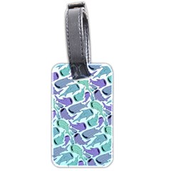 Whale Sharks Luggage Tags (two Sides) by mbendigo