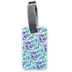 Whale Sharks Luggage Tags (one Side)  by mbendigo