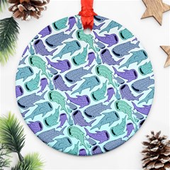 Whale Sharks Ornament (round)