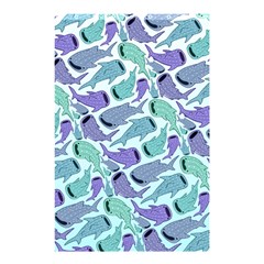 Whale Sharks Shower Curtain 48  X 72  (small)  by mbendigo