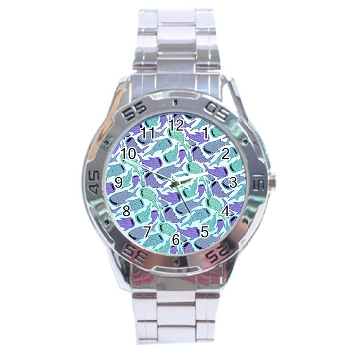 Whale Sharks Stainless Steel Analogue Watch