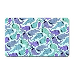 Whale Sharks Magnet (rectangular) by mbendigo