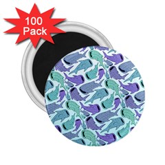 Whale Sharks 2 25  Magnets (100 Pack)  by mbendigo