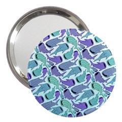 Whale Sharks 3  Handbag Mirrors by mbendigo