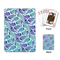 Whale Sharks Playing Cards Single Design by mbendigo