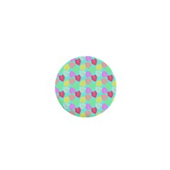 Pastel Rainbow Monstera 1  Mini Magnets by PodArtist