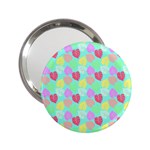 Pastel Rainbow Monstera 2.25  Handbag Mirrors Front