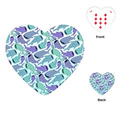 Whale Sharks Playing Cards (heart) by mbendigo