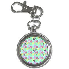 Pastel Rainbow Monstera Key Chain Watches by PodArtist