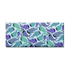 Whale Sharks Hand Towel by mbendigo