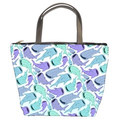 Whale Sharks Bucket Bag by mbendigo