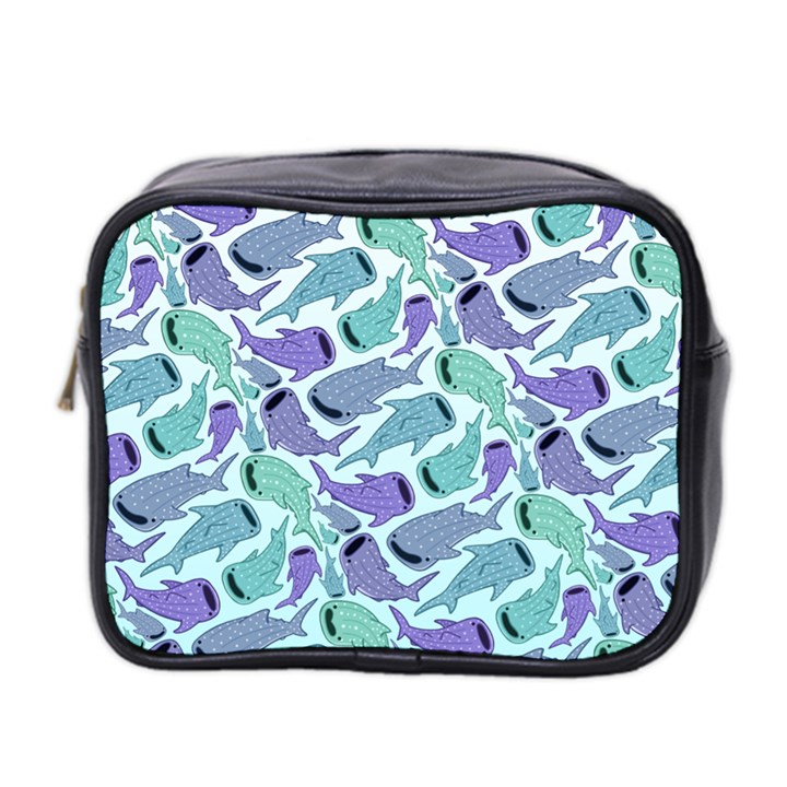 Whale Sharks Mini Toiletries Bag (Two Sides)