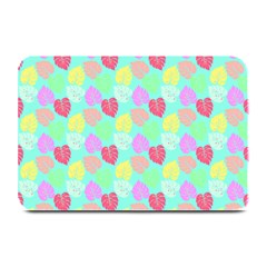 Pastel Rainbow Monstera Plate Mats by PodArtist