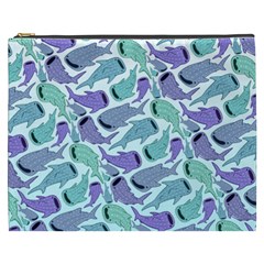 Whale Sharks Cosmetic Bag (xxxl) by mbendigo