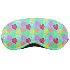 Pastel Rainbow Monstera Sleeping Masks by PodArtist