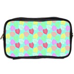 Pastel Rainbow Monstera Toiletries Bag (Two Sides) Back