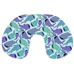 Whale Sharks Travel Neck Pillows by mbendigo