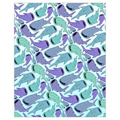 Whale Sharks Drawstring Bag (small) by mbendigo