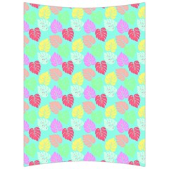 Pastel Rainbow Monstera Back Support Cushion by PodArtist