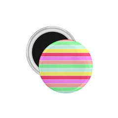 Pastel Rainbow Sorbet Horizontal Deck Chair Stripes 1 75  Magnets by PodArtist