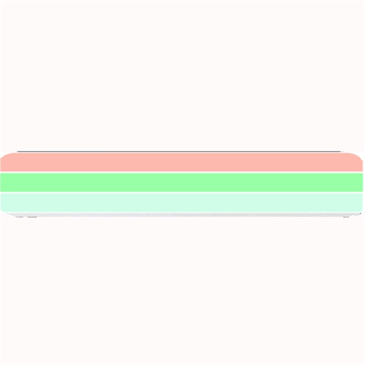 Pastel Rainbow Sorbet Horizontal Deck Chair Stripes Small Bar Mats