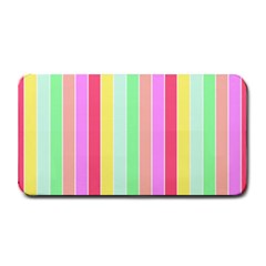 Pastel Rainbow Sorbet Deck Chair Stripes Medium Bar Mats by PodArtist