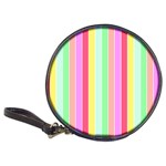 Pastel Rainbow Sorbet Deck Chair Stripes Classic 20-CD Wallets Front