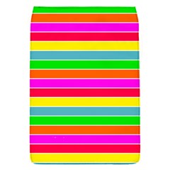 Neon Hawaiian Rainbow Horizontal Deck Chair Stripes Removable Flap Cover (s) by PodArtist