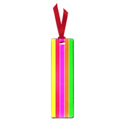 Neon Hawaiian Rainbow Deck Chair Stripes Small Book Marks by PodArtist