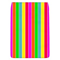 Neon Hawaiian Rainbow Deck Chair Stripes Removable Flap Cover (l) by PodArtist