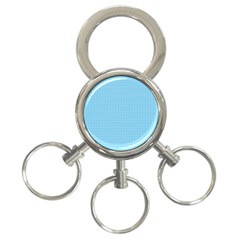 Oktoberfest Bavarian Blue Houndstooth Check 3-ring Key Chains by PodArtist