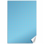 Oktoberfest Bavarian Blue Houndstooth Check Canvas 20  x 30  19.62 x28.9  Canvas - 1