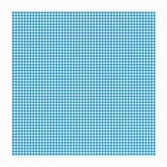 Oktoberfest Bavarian Blue Houndstooth Check Medium Glasses Cloth (2-side) by PodArtist