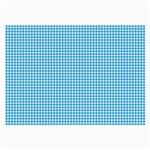 Oktoberfest Bavarian Blue Houndstooth Check Large Glasses Cloth (2-Side) Back