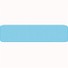 Oktoberfest Bavarian Blue Houndstooth Check Large Bar Mats by PodArtist