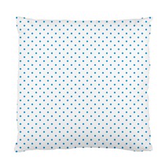 Mini Oktoberfest Bavarian Blue Polkadots On White Standard Cushion Case (one Side) by PodArtist