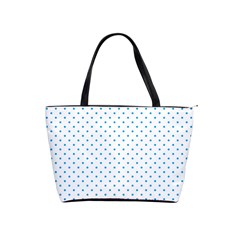 Mini Oktoberfest Bavarian Blue Polkadots On White Classic Shoulder Handbag