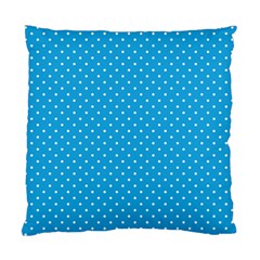 Mini White Polkadots On Oktoberfest Bavarian Blue Standard Cushion Case (one Side) by PodArtist