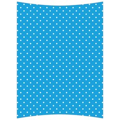 Mini White Polkadots On Oktoberfest Bavarian Blue Back Support Cushion by PodArtist