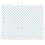 Oktoberfest Bavarian Blue Mini Love Hearts on White Double Sided Flano Blanket (Medium)  60 x50  Blanket Front