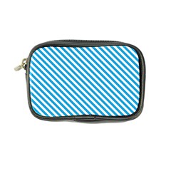 Oktoberfest Bavarian Blue And White Small Candy Cane Stripes Coin Purse by PodArtist