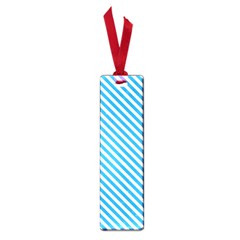 Oktoberfest Bavarian Blue And White Small Candy Cane Stripes Small Book Marks by PodArtist