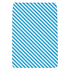 Oktoberfest Bavarian Blue And White Small Candy Cane Stripes Removable Flap Cover (l) by PodArtist