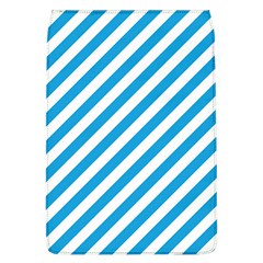 Oktoberfest Bavarian Blue And White Candy Cane Stripes Removable Flap Cover (l) by PodArtist