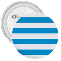 Oktoberfest Bavarian Blue And White Large Cabana Stripes 3  Buttons by PodArtist