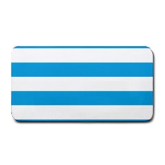 Oktoberfest Bavarian Blue And White Large Cabana Stripes Medium Bar Mats by PodArtist