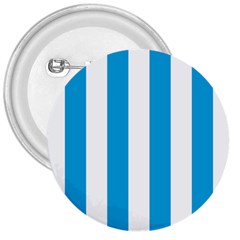 Oktoberfest Bavarian Blue And White Large Cabana Stripes 3  Buttons by PodArtist